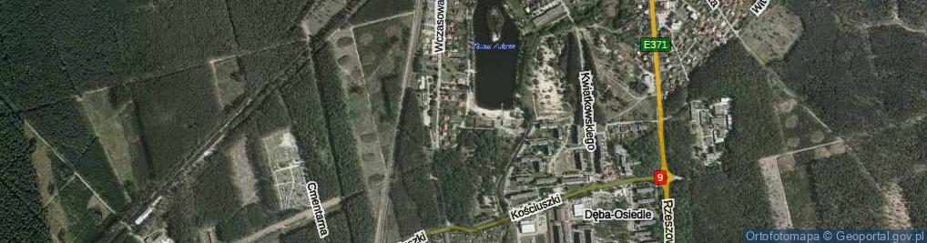 Zdjęcie satelitarne Spacerowa ul.